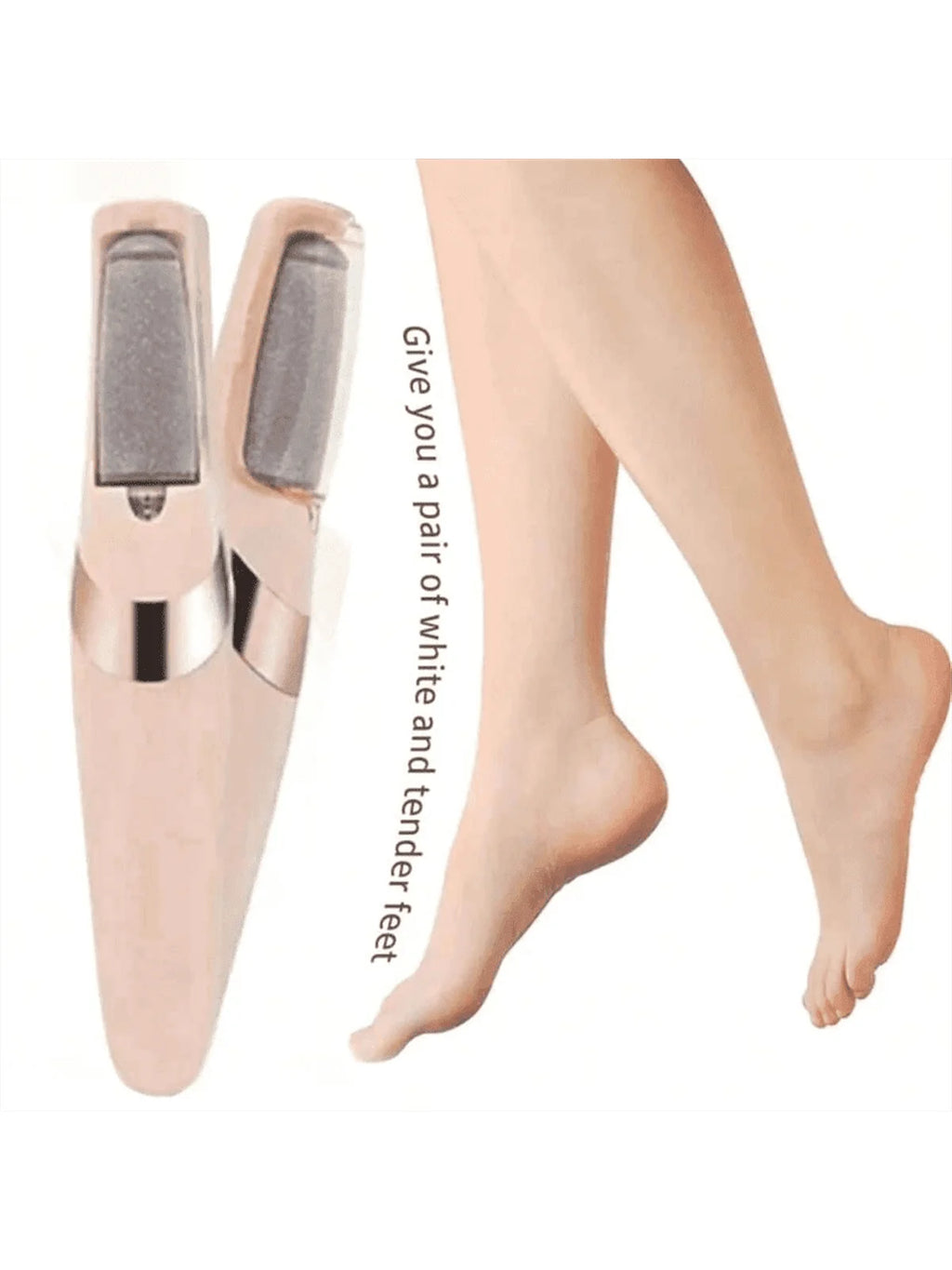 Revitalize Your Feet with the Stylish Pink Electric Foot Grinder - The Ultimate Tool for Smooth, Soft Skin
