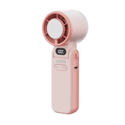 DIGIX 3In1 Portable Refrigeration Handheld Turbo Fan with 199 Speed Settings, 25,000 RPM, 15-Hour Cooling, Digital Display, 120° Rotation, USB Charging, Mini Handheld Personal Fan. Suitable for Travel, Indoor Use