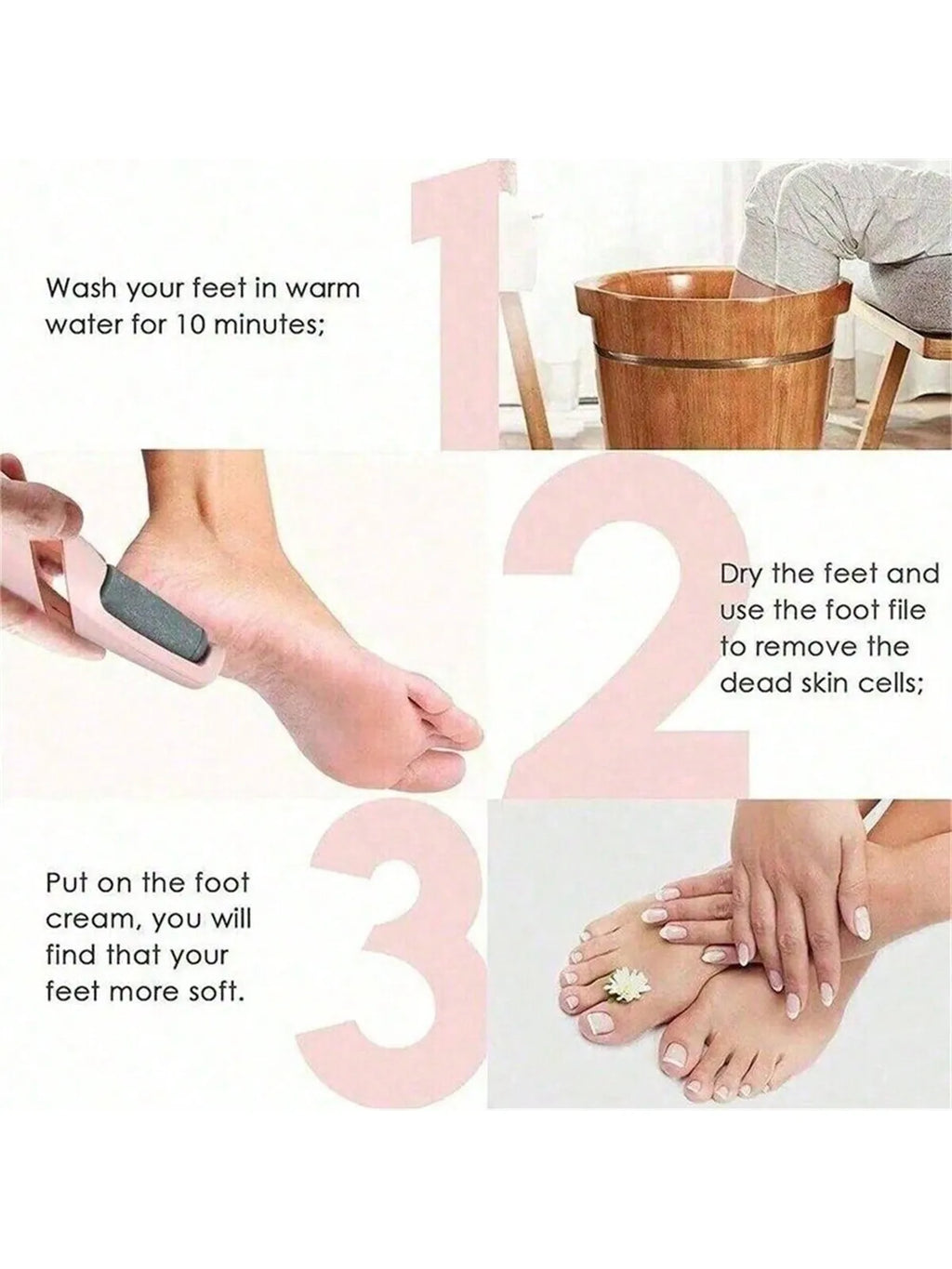 Revitalize Your Feet with the Stylish Pink Electric Foot Grinder - The Ultimate Tool for Smooth, Soft Skin