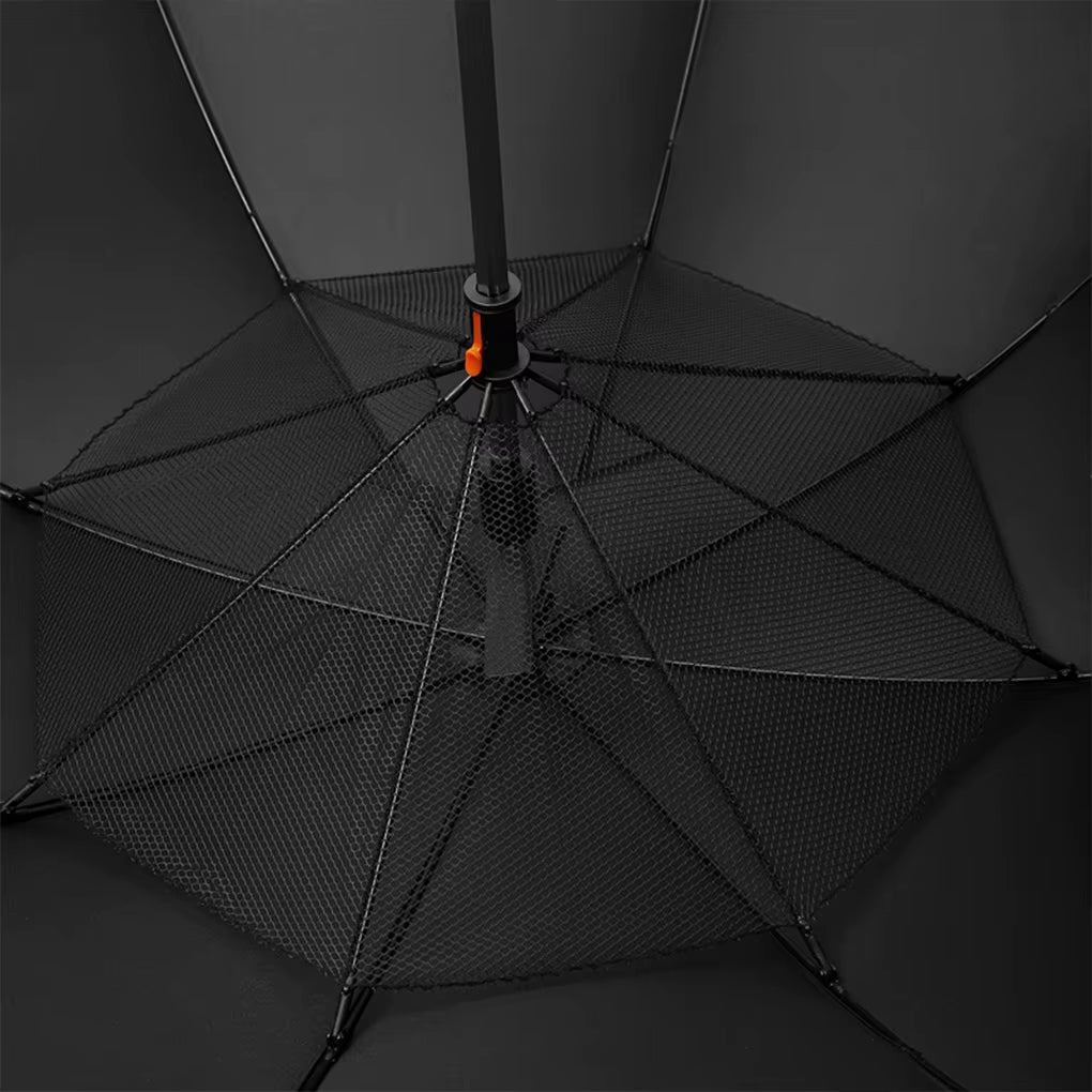85Cm 3 in 1 Umbrella with Fan and Mister Outdoor Portable Misting Umbrella Sun Protection Long Handle Umbrella Misting Fan